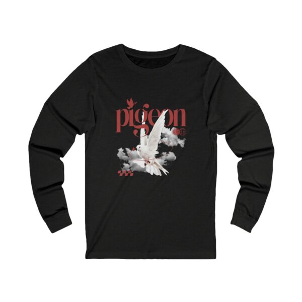 Artistic Pigeon Long Sleeve Tee | Unisex Jersey Top for Nature Lovers - Image 21