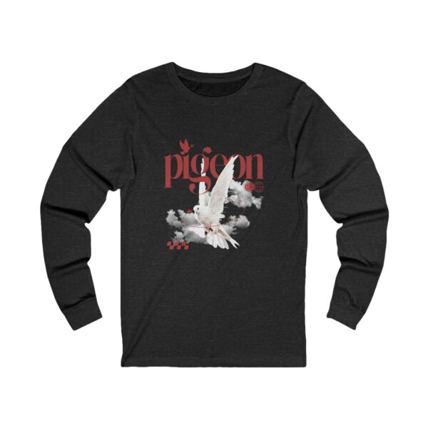 Artistic Pigeon Long Sleeve Tee | Unisex Jersey Top for Nature Lovers - Image 7